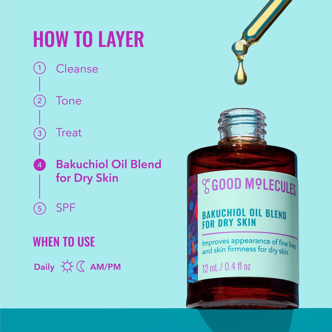 Good Molecules Bakuchiol Oil Blend for Dry Skin alternative view 4.