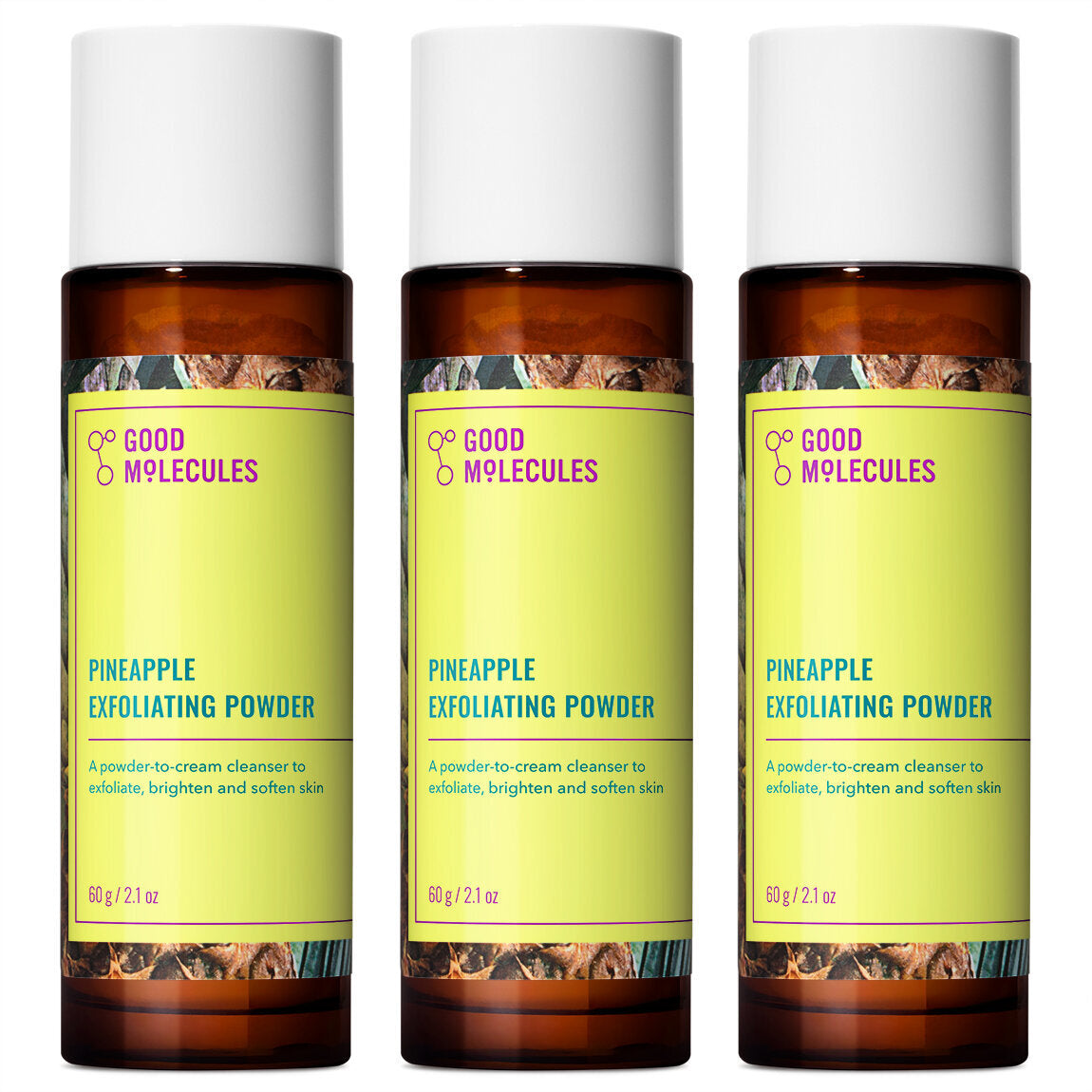 Pineapple Exfoliating Powder - 60g (3-Pack)